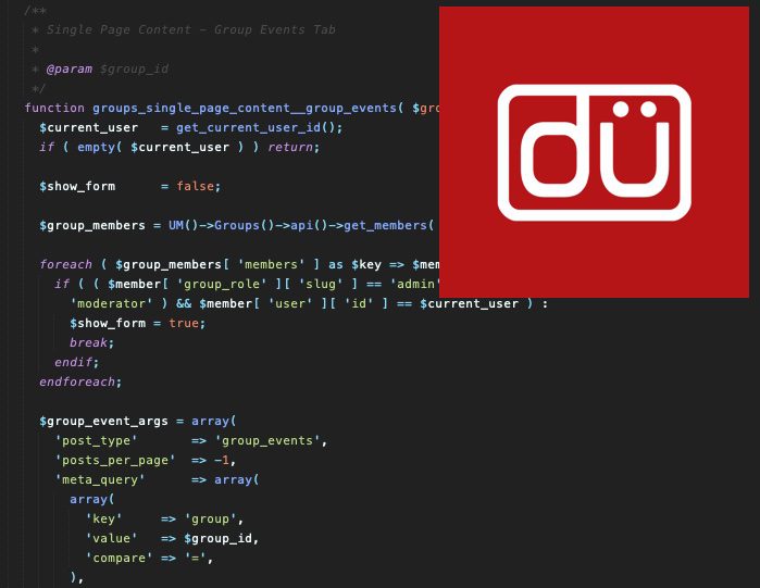 Adding Tabs to Groups in Ultimate Member - Düable